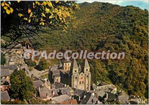 Postcard Modern Conques in Rouergue (Aveyron) General view of the eleventh to...