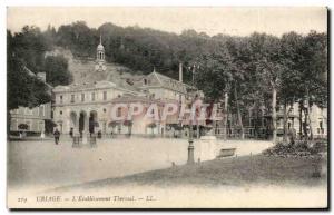 Old Postcard Uriage Thermal L & # 39Etablisement