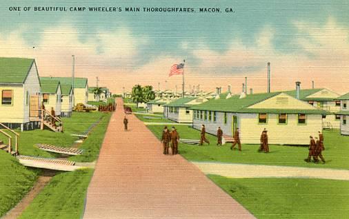 GA - Macon. Camp Wheeler, A Main Thoroughfare