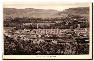 Saint Die - Generale view - Old Postcard