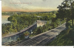 POSTCARD SHENANGO VALLEY SHARPSVILLE PENNSYLVANIA