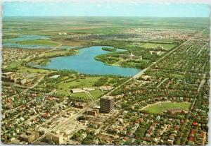 Aerial view of Regina, Saskatchewan, Canada