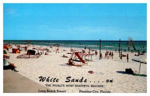 Postcard BEACH SCENE Panama City Florida FL AQ2688