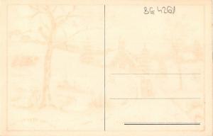 BG4262 bell fir branch  neujahr new year germany   greetings