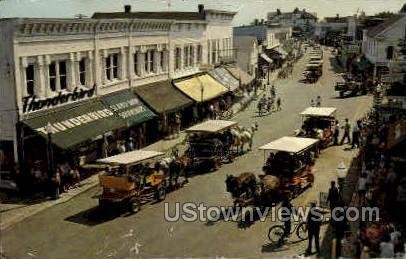 This is Main Street in Mackinac Island, Michigan