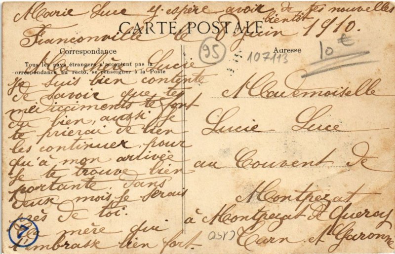 CPA FRANCONVILLE - L'Église (107113)