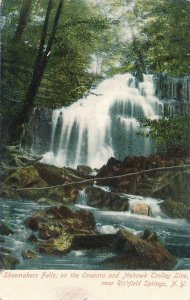 Shoemakers Falls along Trolley Line near Richfield Springs NY, New York - DB