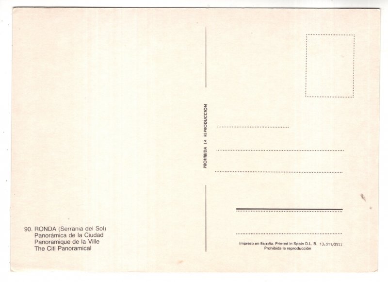 Aerial, Ronda, Málaga, Spain