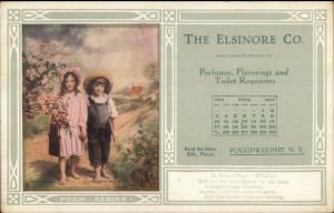Poughkeepsie NY Elsinore Co Advertising Image Poem & Calendar Postcard #10