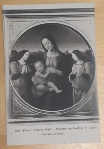 Postcard Italy Rome Madonna with Child and Angels by Lorenzo di Credi