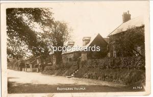 Rostherne Village Cheshire - Nice Old Real Photo Postcard numbered HC 722