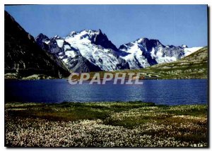 Postcard Modern Oisans The Linaigrettes aboard Goleon Meije and the Rateau