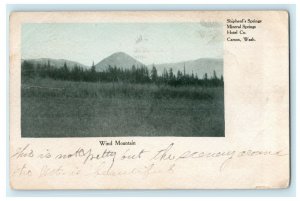1910 Wind Mountain Shipherd's Springs Hotel Co. Carson Washington Postcard