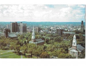 New Haven Connecticut Green Three Churches & Taft Hotel