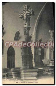 Postcard Old Benitier the church Cluses