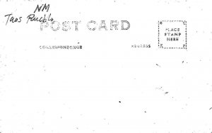 RPPC TAOS PUEBLO New Mexico Native Americana Indian c1910s Vintage Postcard