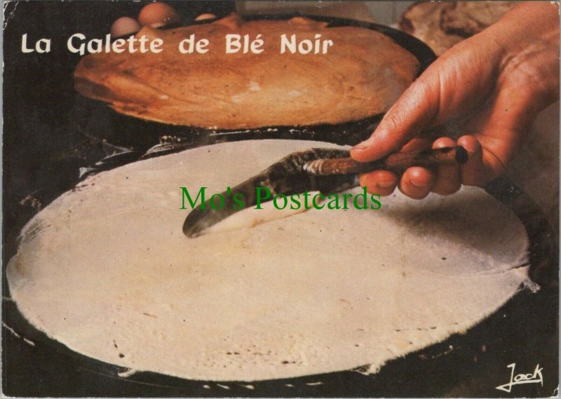Food & Drink Postcard - Recipes - La Galette De Ble Noir, Gastronomie... RR13698 