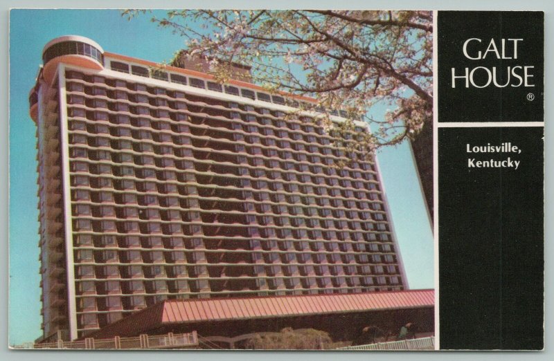 Louisville Kentucky~Galt House Hotel~Vintage Postcard