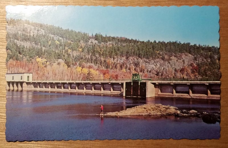 Ripogenus Dam, Greenville-Millinocket Road, Maine postcard