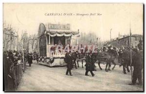 Old Postcard Carnival in Provence & # 39Aix Menagerie Sea Bell
