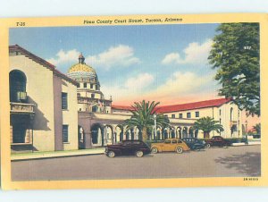 Linen COURTHOUSE SCENE Tucson Arizona AZ AF0049