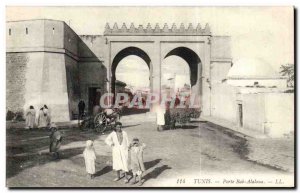 Tunisia Tunis Postcard Old Bab Alaloua