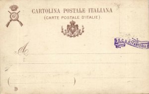 PC CPA ITALY, MILITARY PROPAGANDA, BRIGATA PALERMO, Vintage Postcard (b17758)