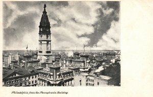 Vintage Postcard 1900's View of Philadelphia from the Pennsylvania Building PA