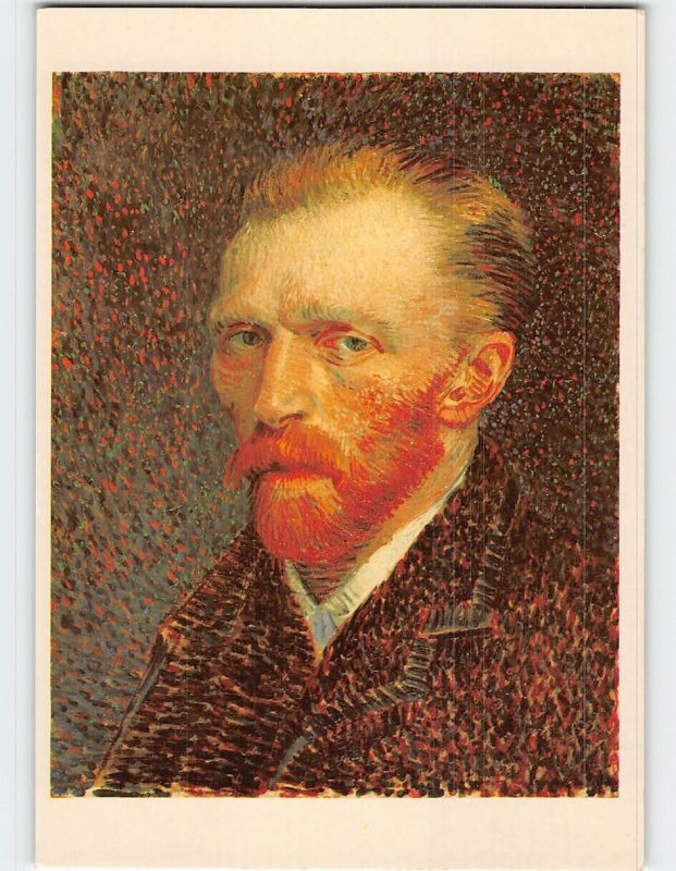 Postcard Self-Portrait By Vincent van Gogh, Art Institute of Chicago, Illinois