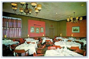 c1960 Interior Yohannan Restaurant Esquire Room Atlanta Georgia Vintage Postcard 