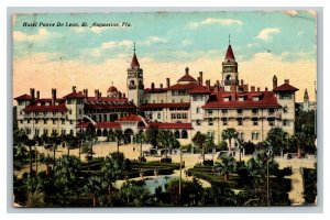 Vintage 1911 Colorized Photo Postcard Hotel Ponce De Leon St. Augustine Florida