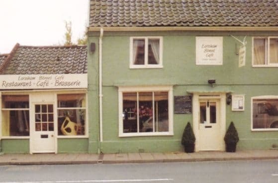 Earsham Cafe Tearooms Restaurant Bungay Suffolk Postcard