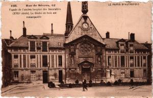 CPA PARIS 7e-Rue de Sévres-Facade de l'ancien hospice des Incurables (328166)