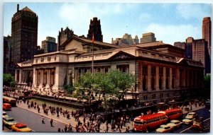 Postcard - Public Library - New York City, New York