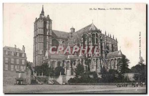 Old Postcard Le Mans Cathedral Apse