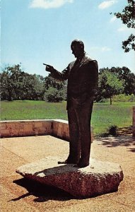 Lyndon B. Johnson State Historical Park Statue of Lyndon B. Johnson Stonewall...