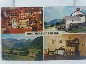 Vintage Multiview Postcard Brotherswater Inn Dovedale Campsite Patterdale 1977