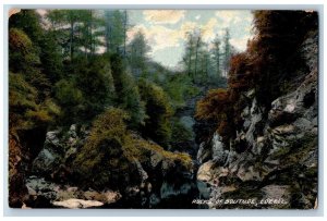 Angus Scotland Postcard Rocks of Solitude Edzell 1912 Antique Posted