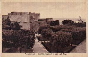 Italy Manfredonia Castello Angioino e vista del faro