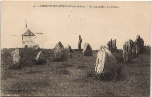 CPA St-PIERRE QUIBERON-Les Alignements du Moulin (27474)