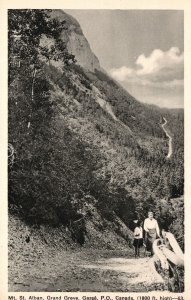 Vintage Postcard 1920's Mount St. Grand Avenue Gaspe Montreal Canada