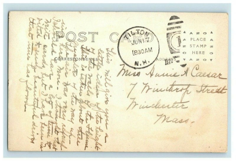 C.1910 RPPC The Flume Franconia Notch, White Mountains, N. H. Postcard P175