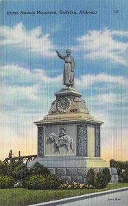 Civil War, Confederate Emma Sansom Monument, Gadsden ,AL,Old Postcard