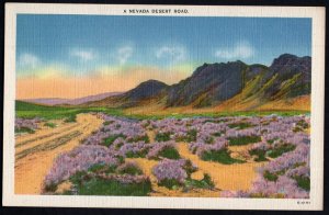 Nevada Desert Road Scenic - LINEN