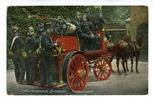 Netherlands - Amsterdam Fire Department. Chemical Hose Co Team ca1906