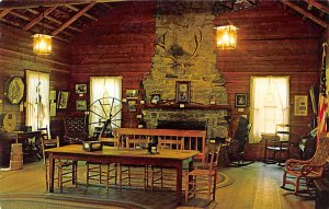 Interior, Pioneer Mothers' Memorial Log Cabin St Paul, Oregon OR