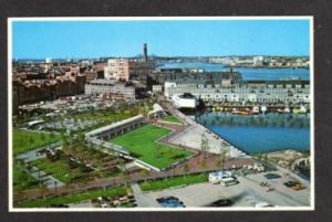 MA Waterfront Park BOSTON MASSACHUSETTS Postcard Mass
