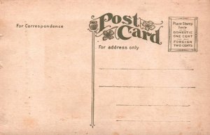 What's in a Kiss ---That Depends.   Romantic Couple - c1908 - Vint...