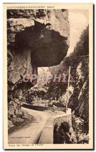 Old Postcard Route Des Gorges Crozon Saint Pierre d'Entremont