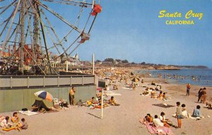 Santa Cruz California Casino and Boardwalk Ferris Wheel Postcard AA7014